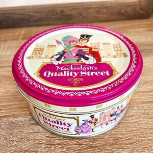 Vintage Mackintosh's Quality Street Chocolate & Toffees Metal Tin Can